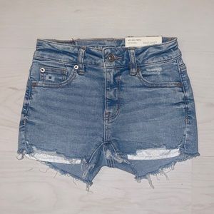 American Eagle High-Rise Shortie Jean Shorts. Next Level Stretch. High Rise.